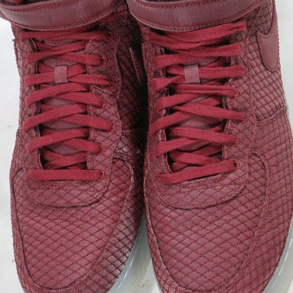 NIKE Air Force 1 '07 Mid LV8 ‘Team Red’ Sneakers Sz 11.5 US - Picture 11 of 15